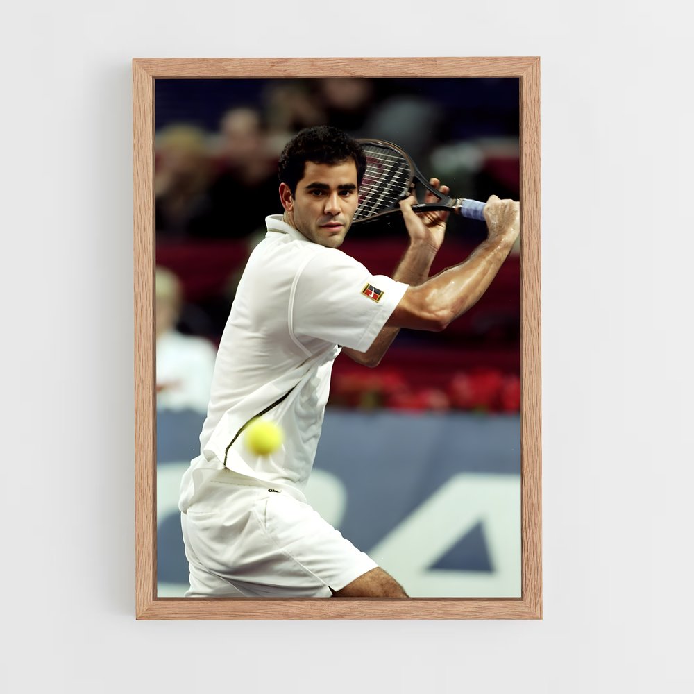 Poster Pete sampras smash – affiche Tennis (vue 4)